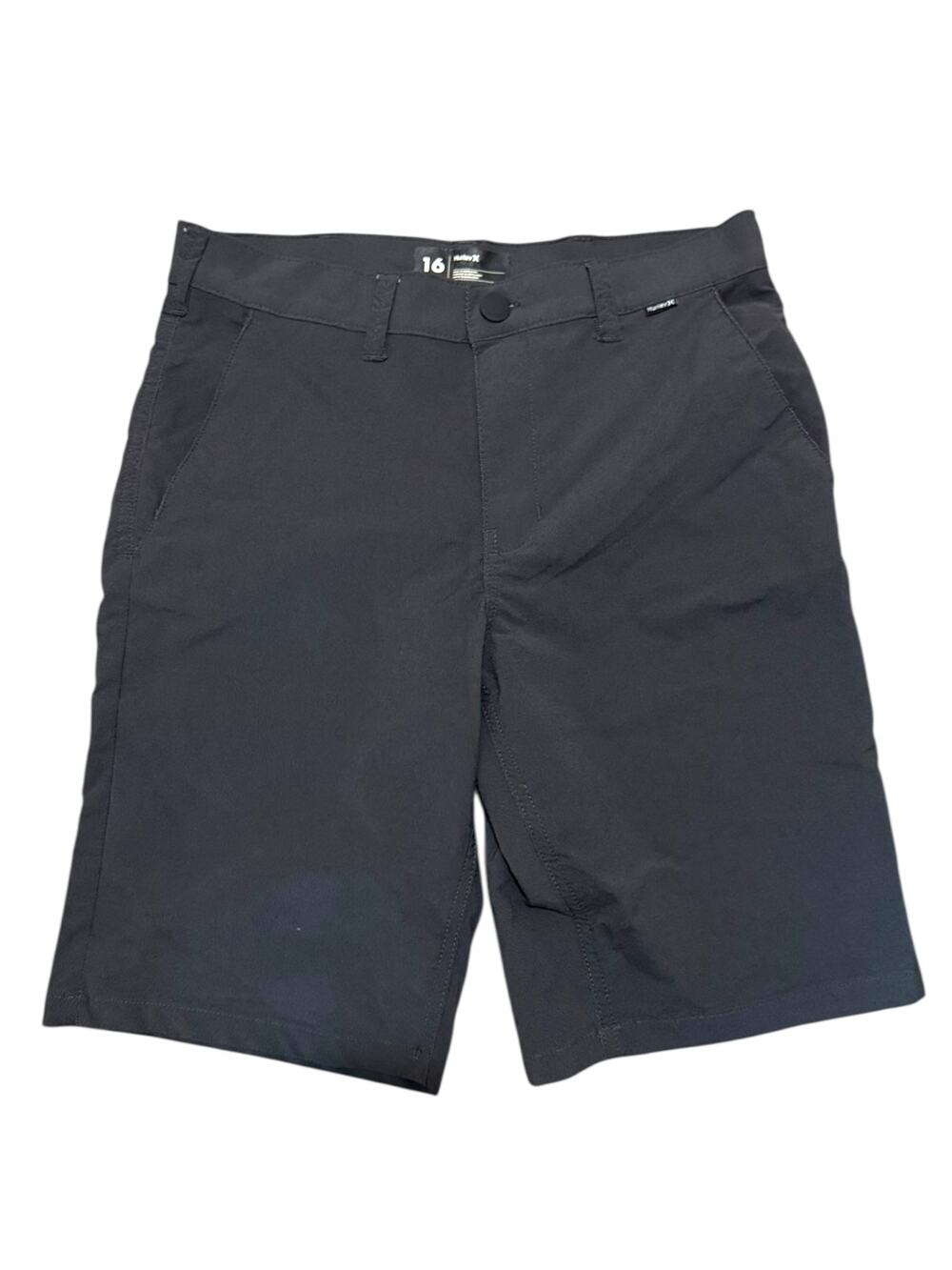 Hurley Boys Gray H2O-Dri Swim Walking Chino Shorts Size 16
